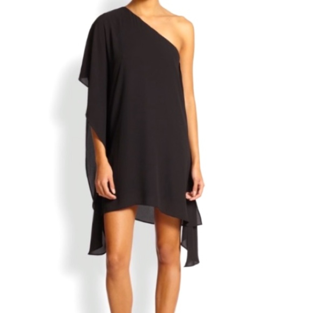 BCBGMAXAZRIA One Shoulder Alana Dress